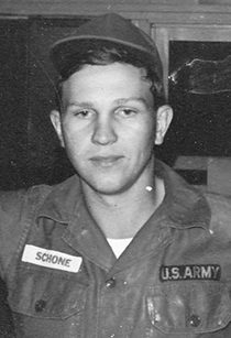 Young soldier in U.S. Army uniform and cap