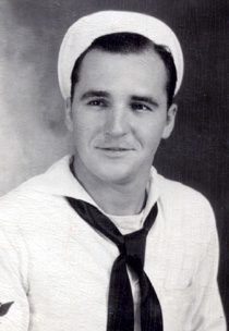 Black-and-white portrait of a young sailor